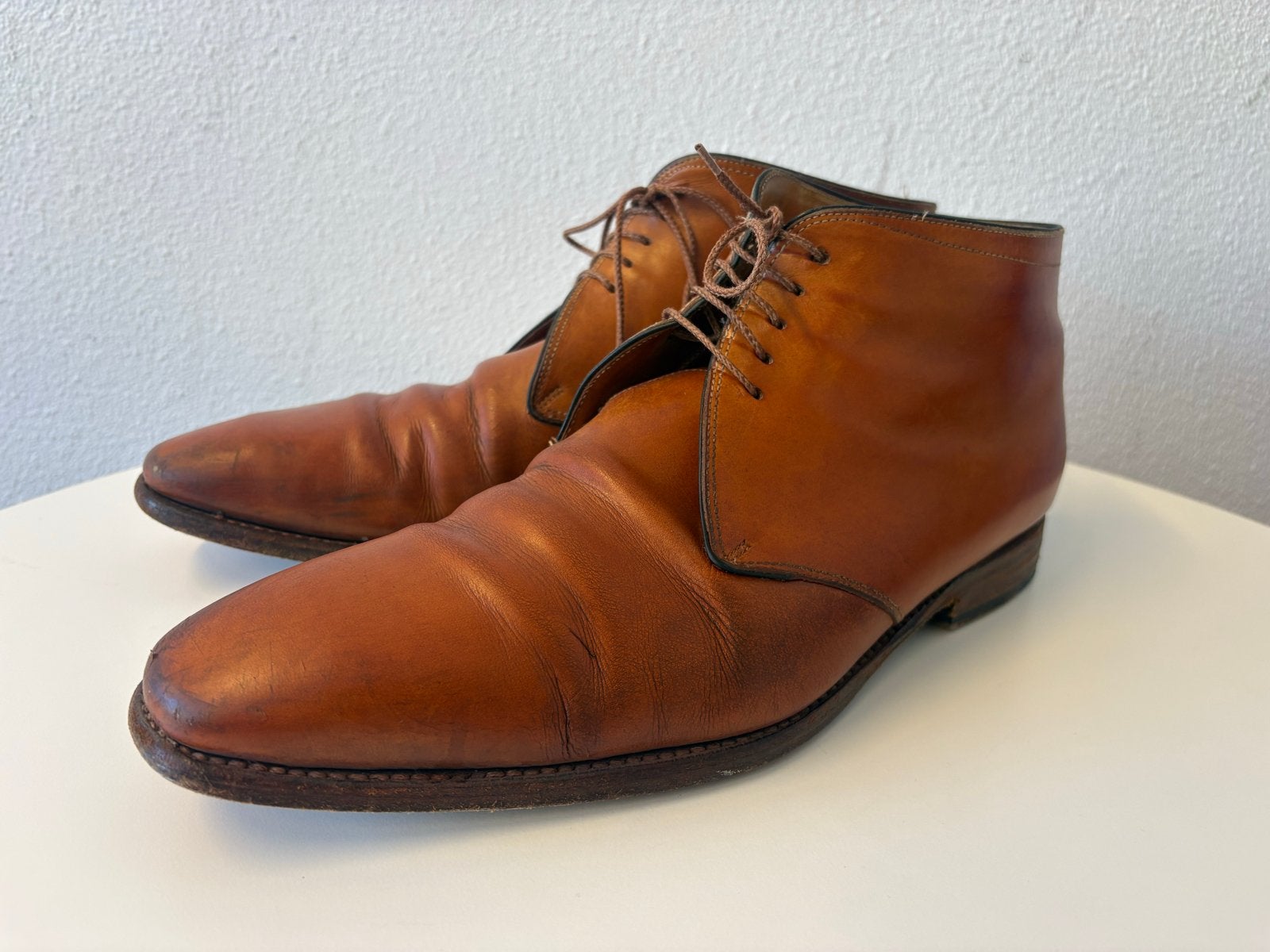 Van Bommel Noble Blue serie maat 9 (44,5), Kleding | Heren, Schoenen, Ophalen of Verzenden, Gedragen, Bruin, Veterschoenen