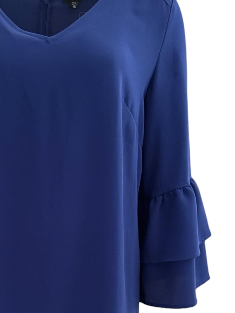 LaDress jurk M, Blauw, Ophalen of Verzenden, Zo goed als nieuw, Boven de knie