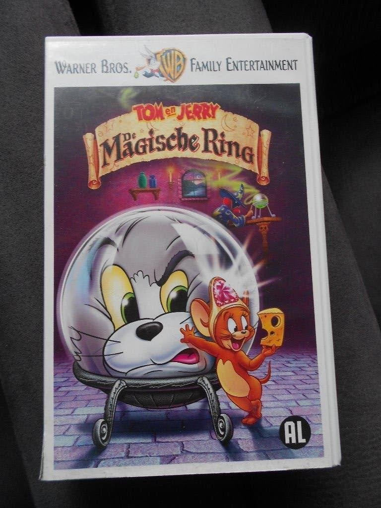 VHS video TOM en JERRY de Magische Ring, Cd's en Dvd's, VHS | Kinderen en Jeugd, Vanaf 6 jaar, Ophalen, Gebruikt, Tekenfilm