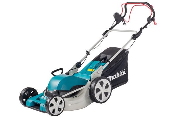 Gezocht Makita grasmaaier ELM 4621, Cirkelmaaier, Elektrische grasmaaier, Ophalen of Verzenden, Zo goed als nieuw