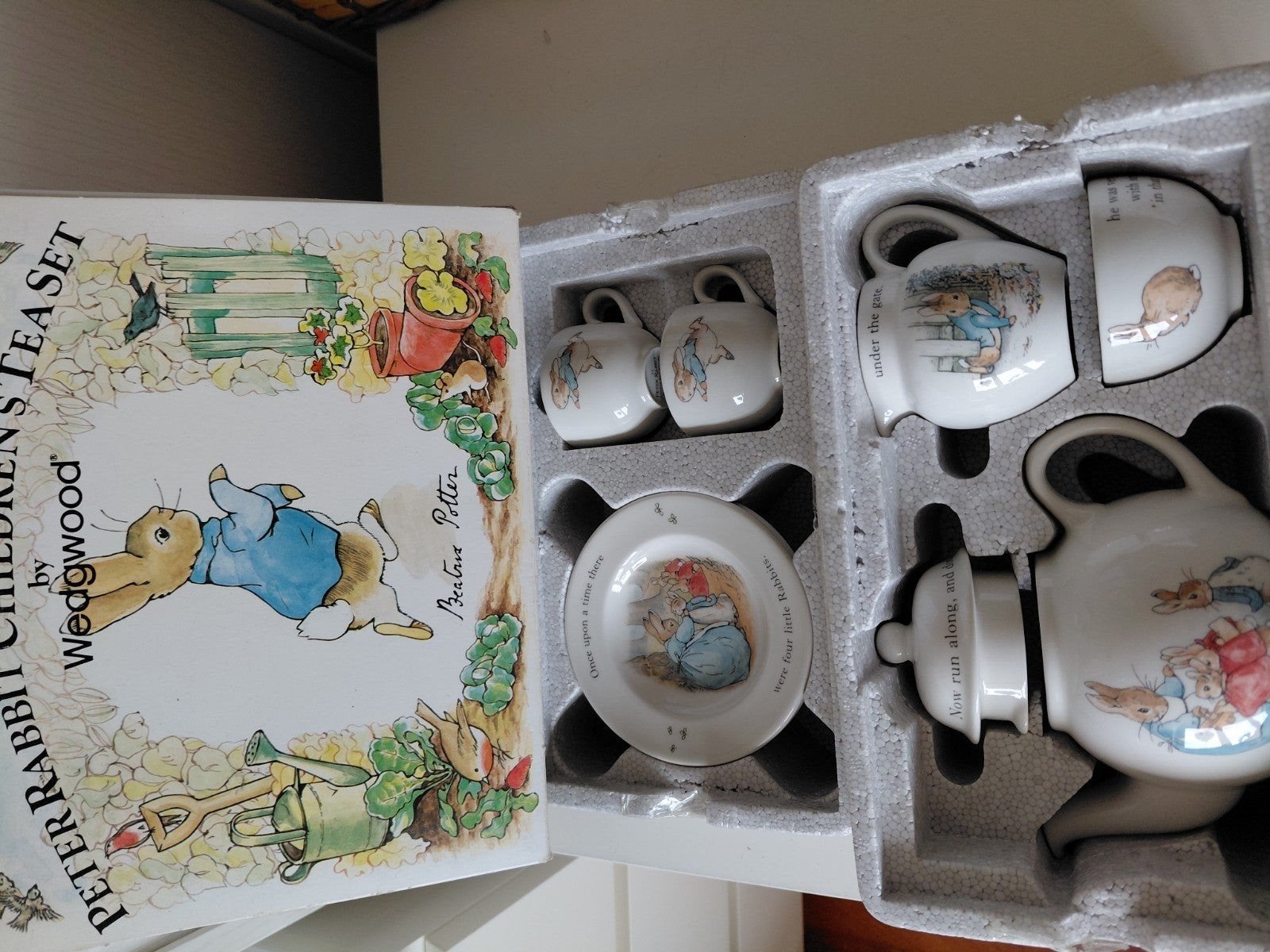 kinderspeelservies/wedgwood/peter rabbit, Overige typen, Nieuw, Ophalen of Verzenden, Wedgwood