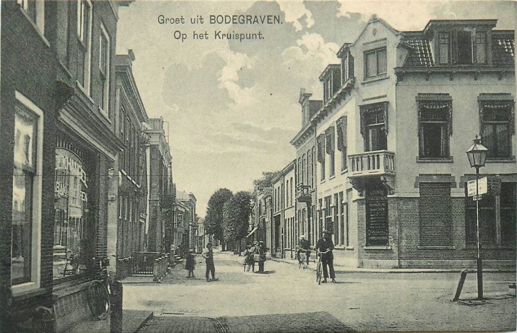 701-260-047 Bodegraven Op het Kruispunt, Verzamelen, Ansichtkaarten | Nederland, Verzenden, Voor 1920, Zuid-Holland