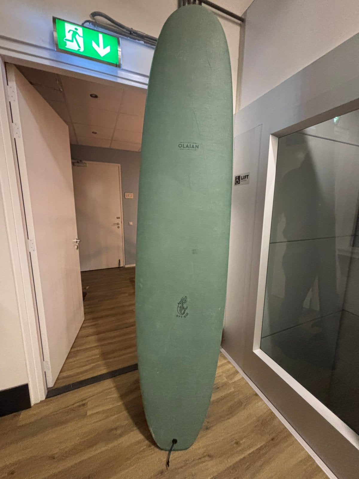Nieuw Olaian 900 Epoxy Soft 8'4" Surfboard –incl vinnen, Watersport en Boten, Ophalen, Zo goed als nieuw