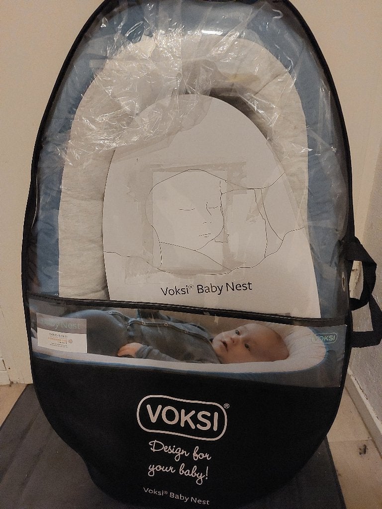 Voksi babynestje – Blauw, Ophalen, Zo goed als nieuw, Reisbedje