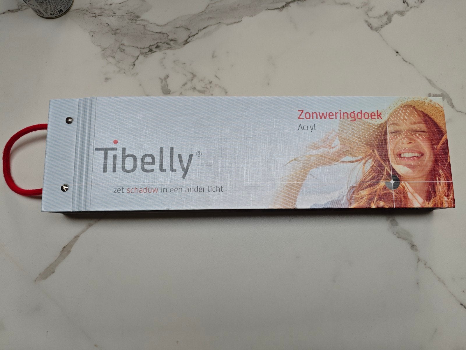 Tibelly stalen boek zonwering, Ophalen, Zo goed als nieuw