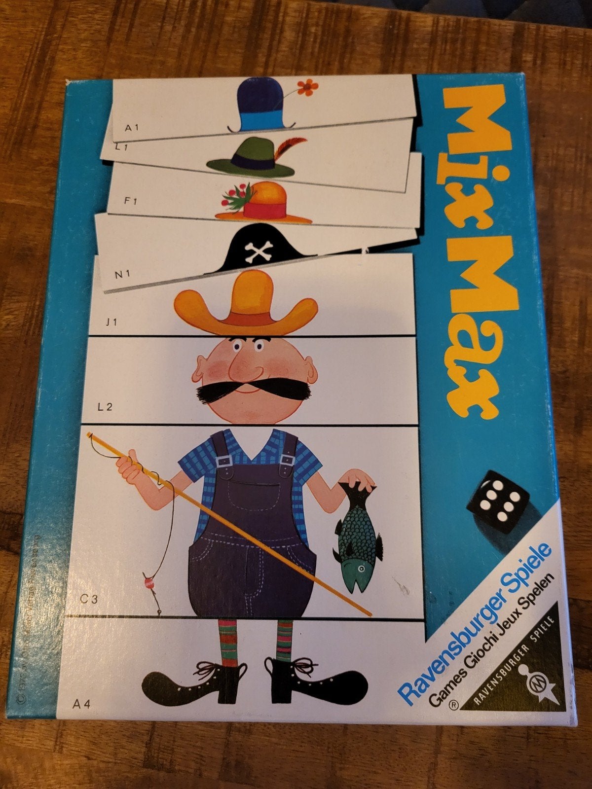 Mix Max spel Ravensburger 1972, Ophalen of Verzenden, Gebruikt, Ravensburger