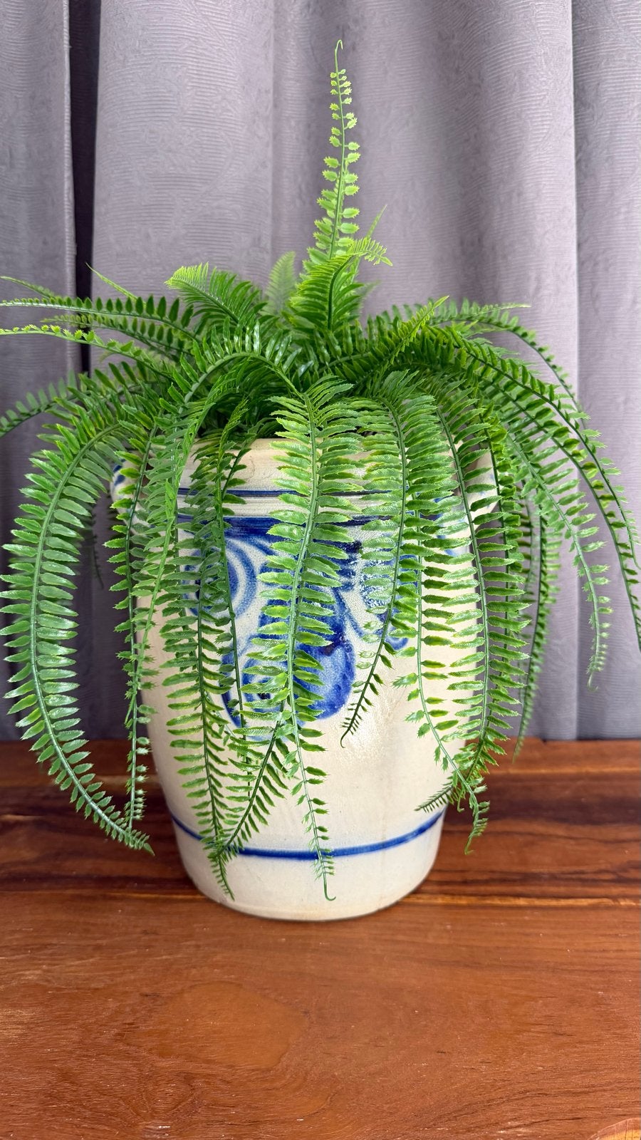 Prachtige grote Keulse pot met blauw decor, Antiek en Kunst, Antiek | Keramiek en Aardewerk, Ophalen of Verzenden