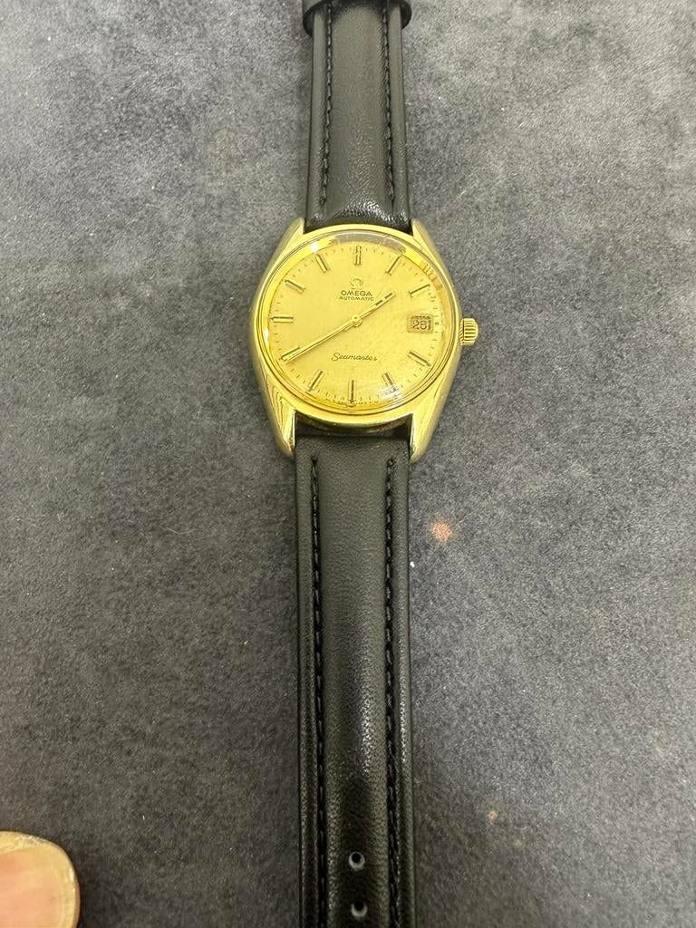 Omega horloge 14karaat goud, Sieraden, Tassen en Uiterlijk, Horloges | Antiek, Ophalen of Verzenden, Goud, Omega, 1960 of later