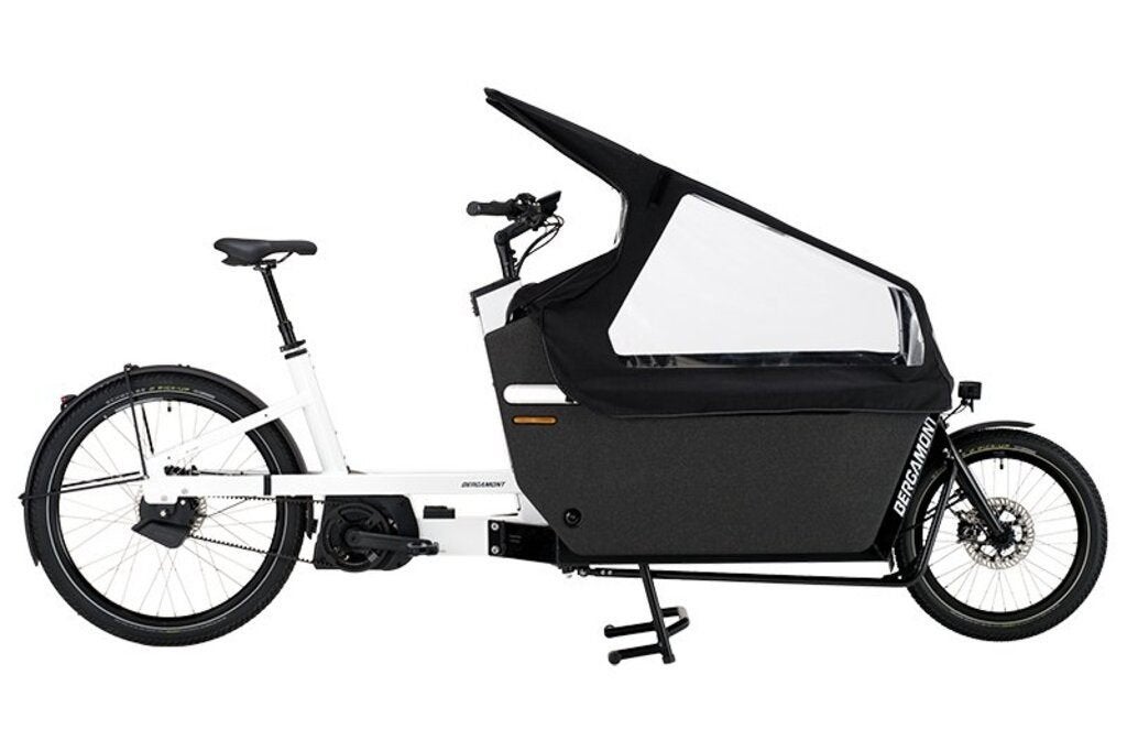 AANBIEDING Nieuwe Bergamont BGM Bike E-Cargoville LJ Elite, Nieuw, 2 kinderen, Schijfrem, Ophalen