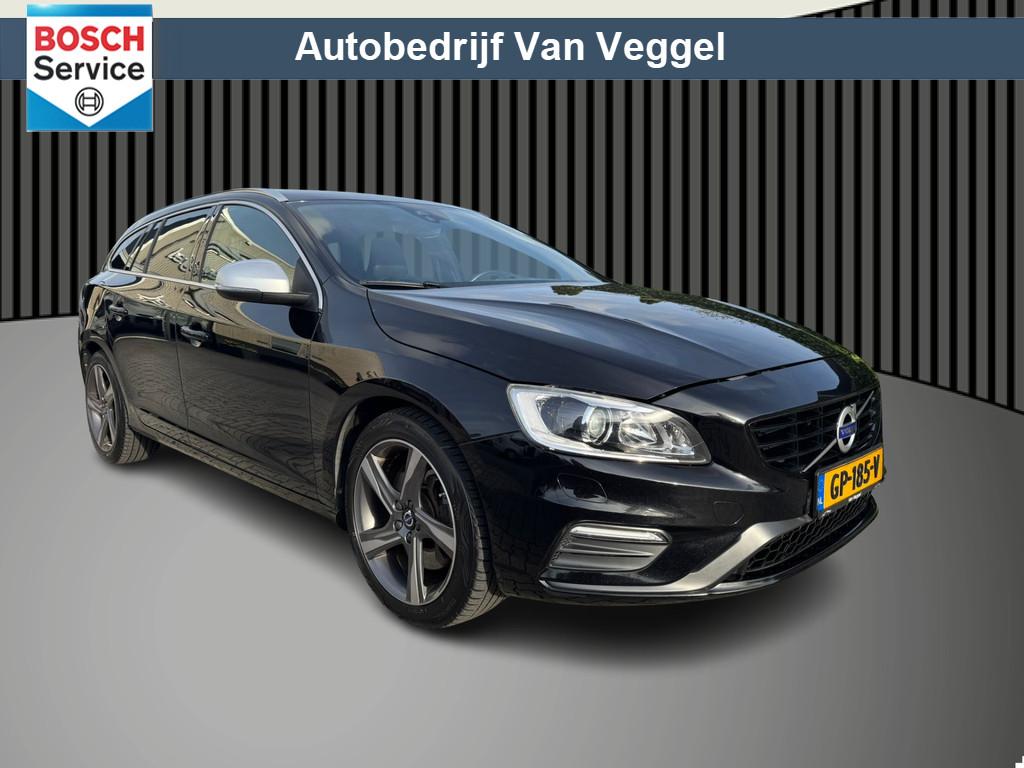 Volvo V60 2.4 D6 Twin Engine R-Design leer, cruise, stoelver, Automaat, Vierwielaandrijving, 1880 kg, Automatische klimaatregeling