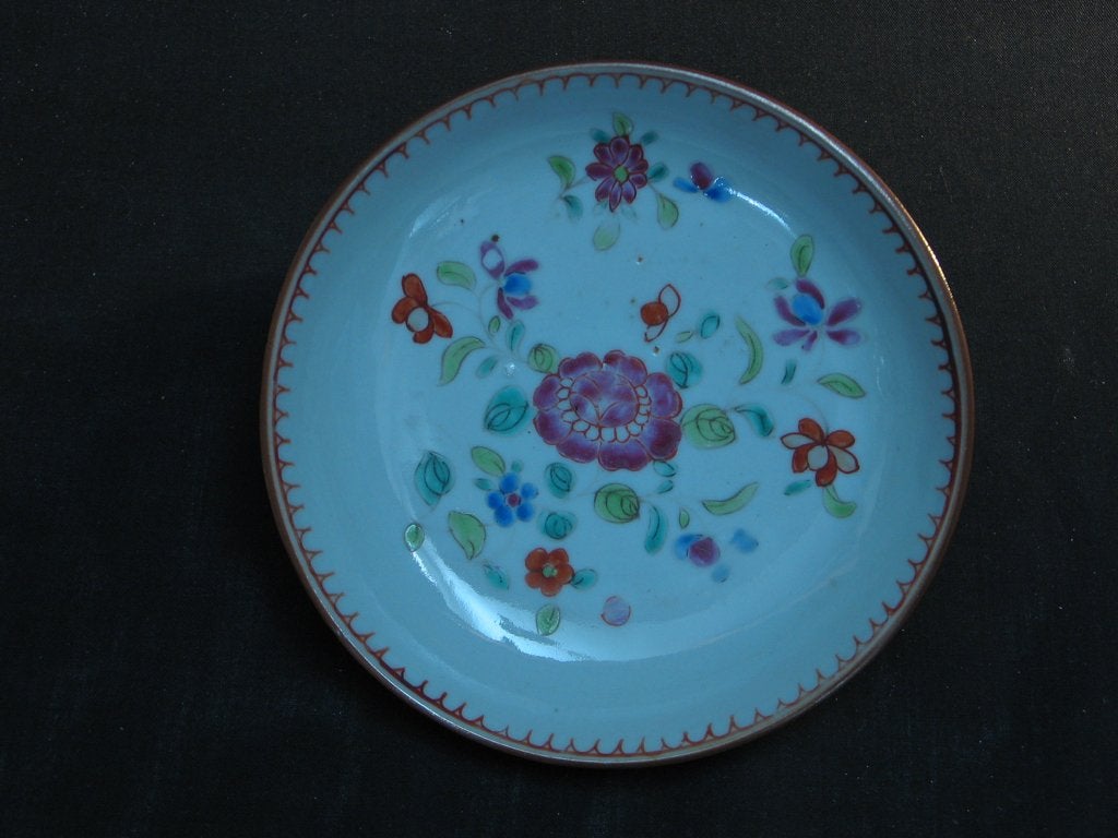Chinees porseleinen schaaltje famille rose 18e eeuw. 2200, Antiek en Kunst, Ophalen of Verzenden