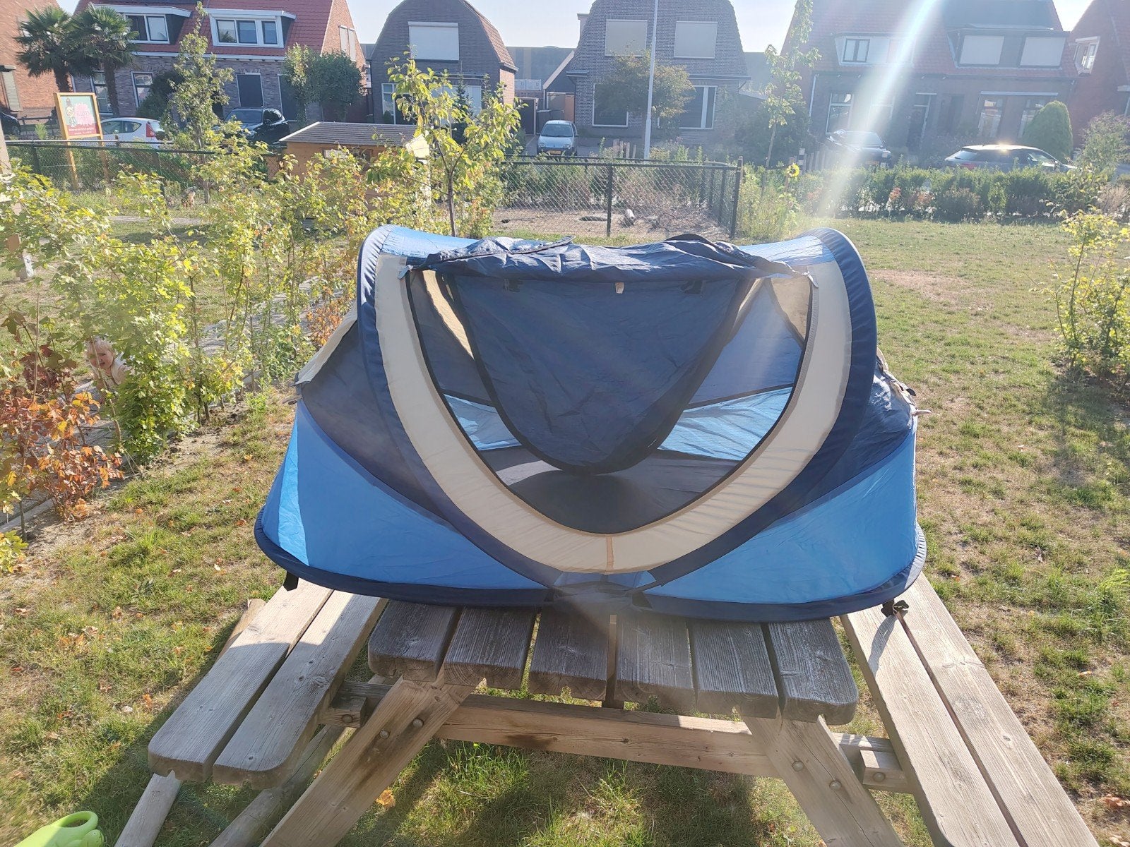 Deryan Peuter Luxe Slaaptentje - Ideaal voor Reizen, Ophalen of Verzenden, Gebruikt