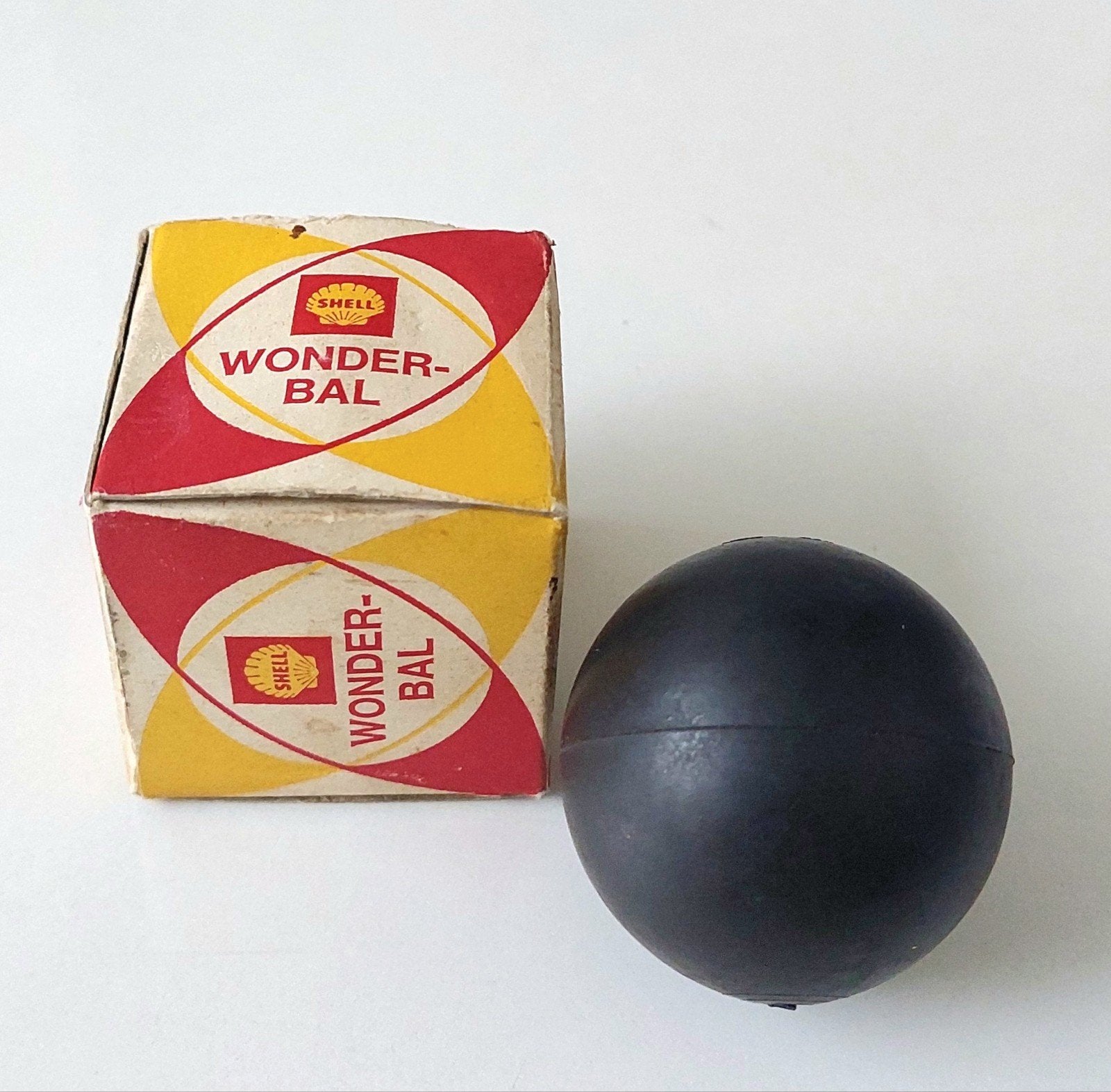 Shell Olie Benzine Reclame Speelgoed Wonder-Bal jaren '60, Ophalen of Verzenden, Gebruikt