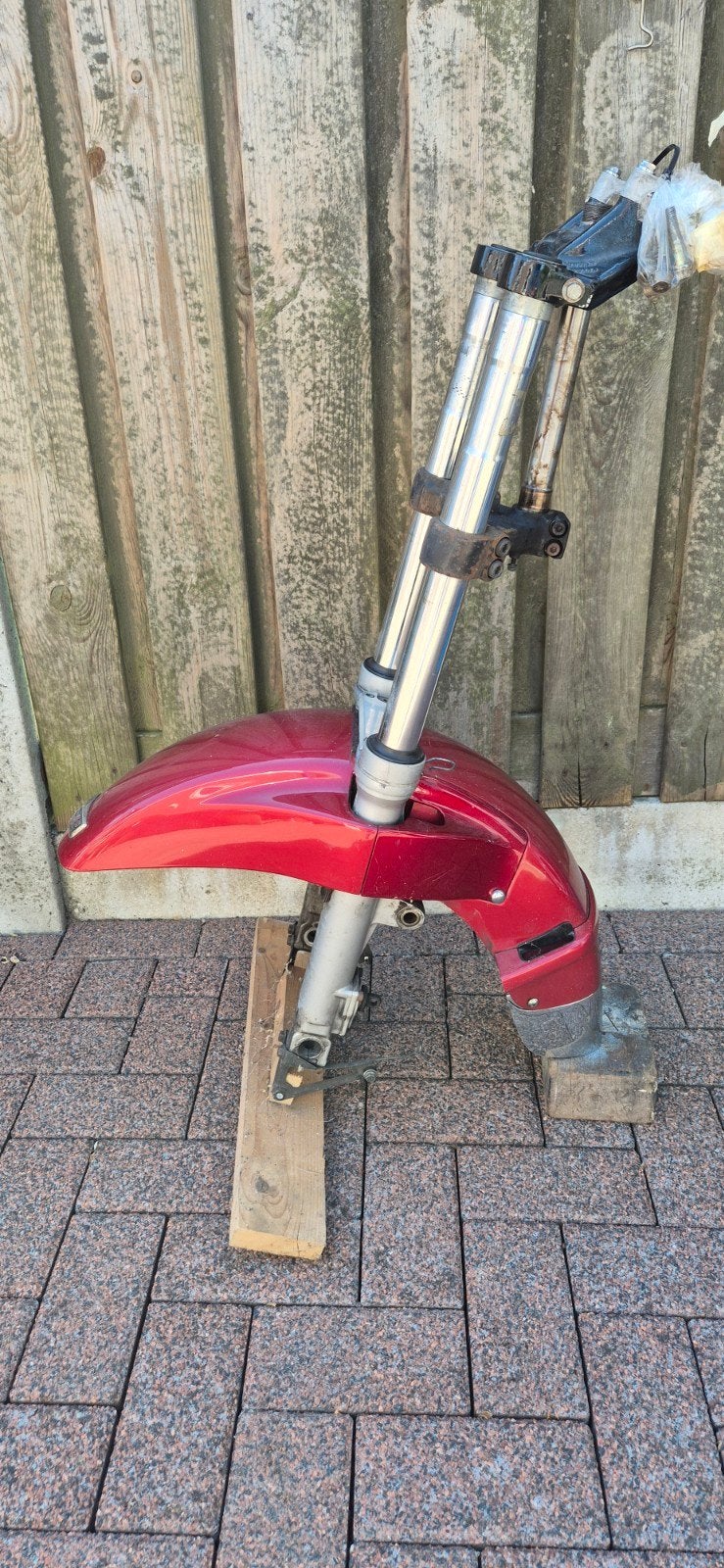 Goldwing GL1500 voorvork met Rake Kit, Motoren, Ophalen