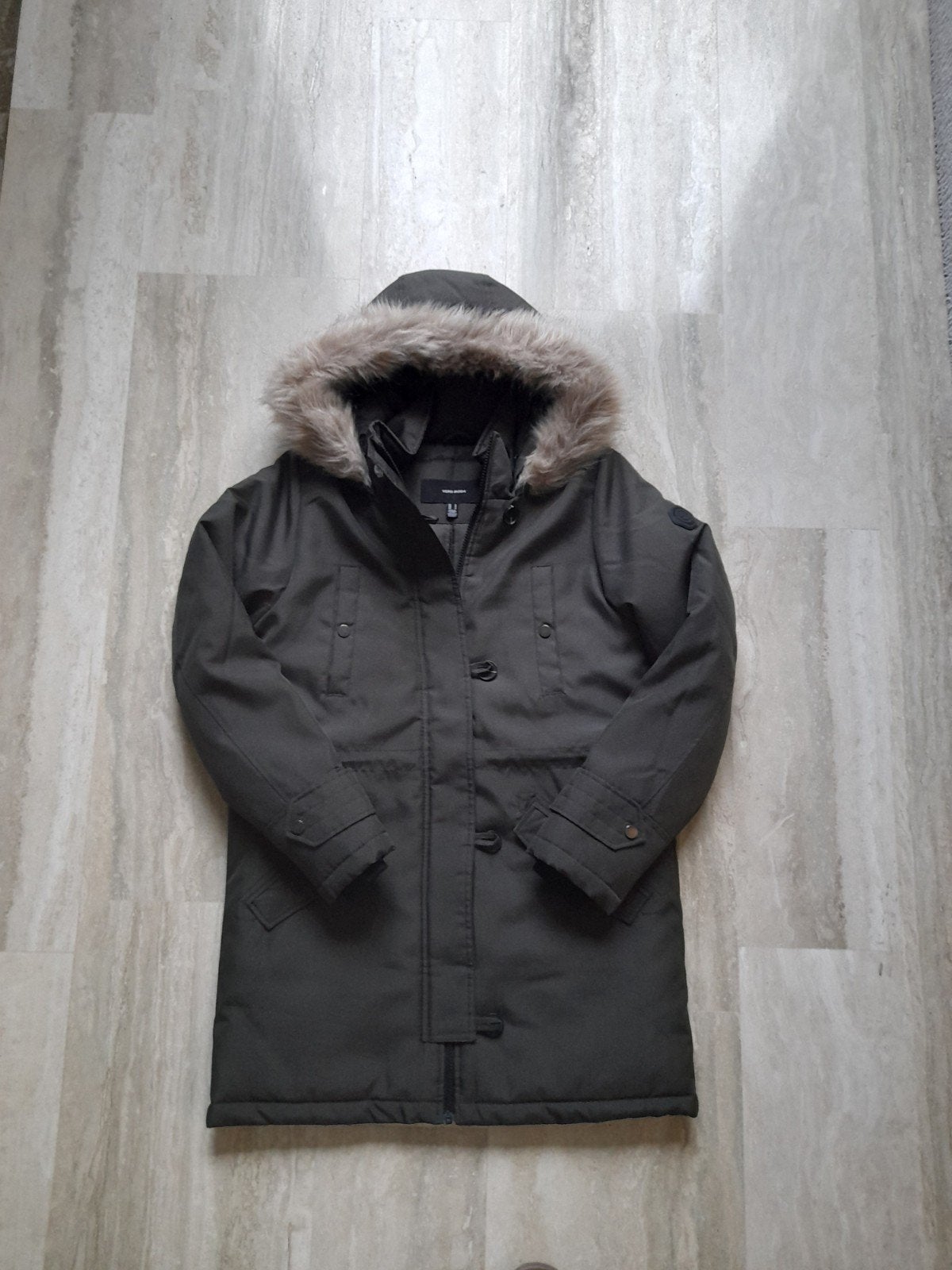 Winterjas NIEUW! mosgroen, Vero Moda maat M, Maat 38/40 (M), Verzenden, Vero Moda, Nieuw