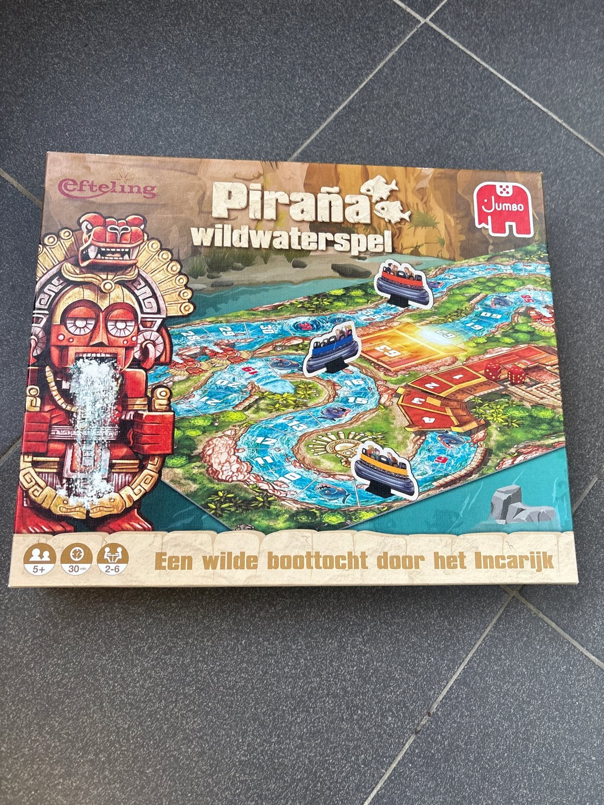 Efteling Piraña Wildwaterspel - Jumbo, Drie of vier spelers, Ophalen of Verzenden, Zo goed als nieuw