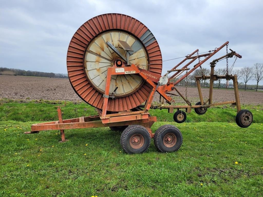 Irrifrance beregeningshaspel 90 -300, Ophalen, Gebruikt, Tuinslang