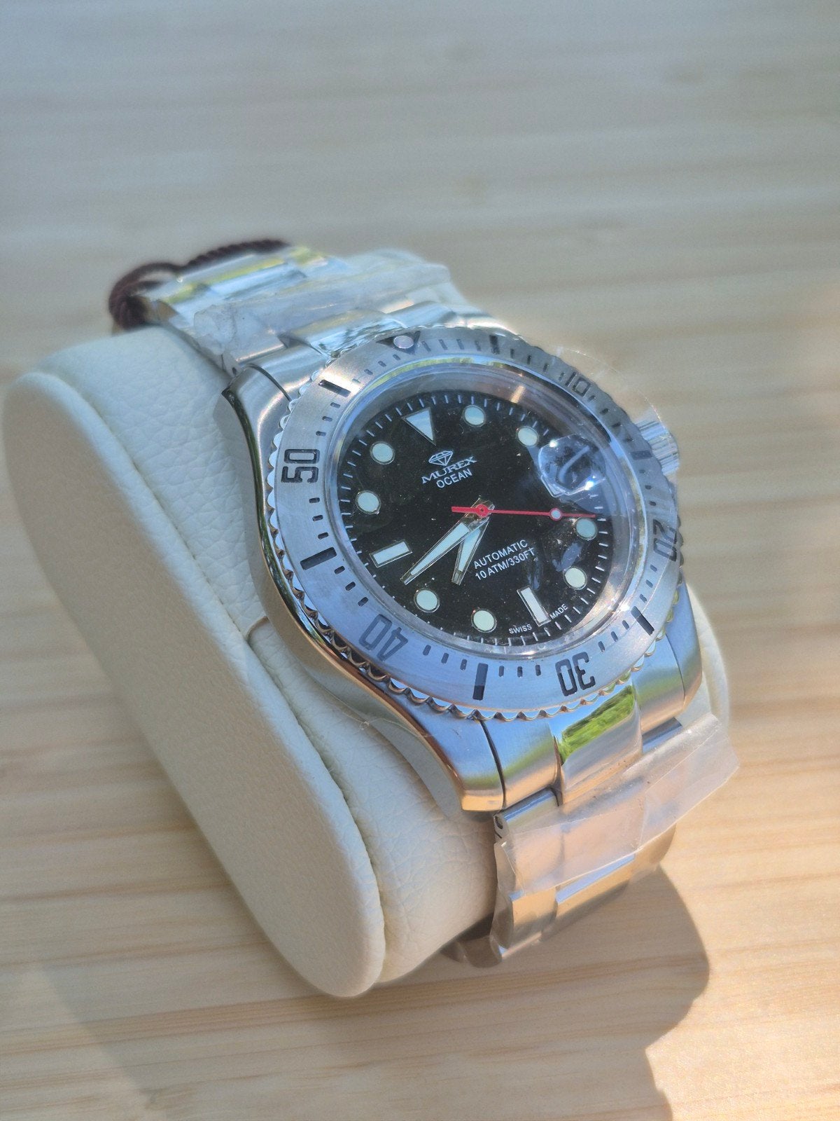 Murex Ocean steel black (nieuw), Overige merken, Staal, Staal, Polshorloge