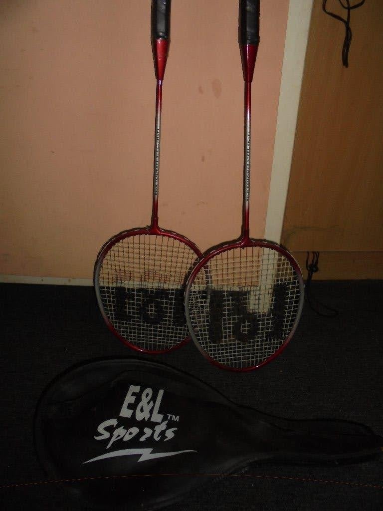badminton rackets, Sport en Fitness, Badminton, Ophalen, Gebruikt, Racket(s)