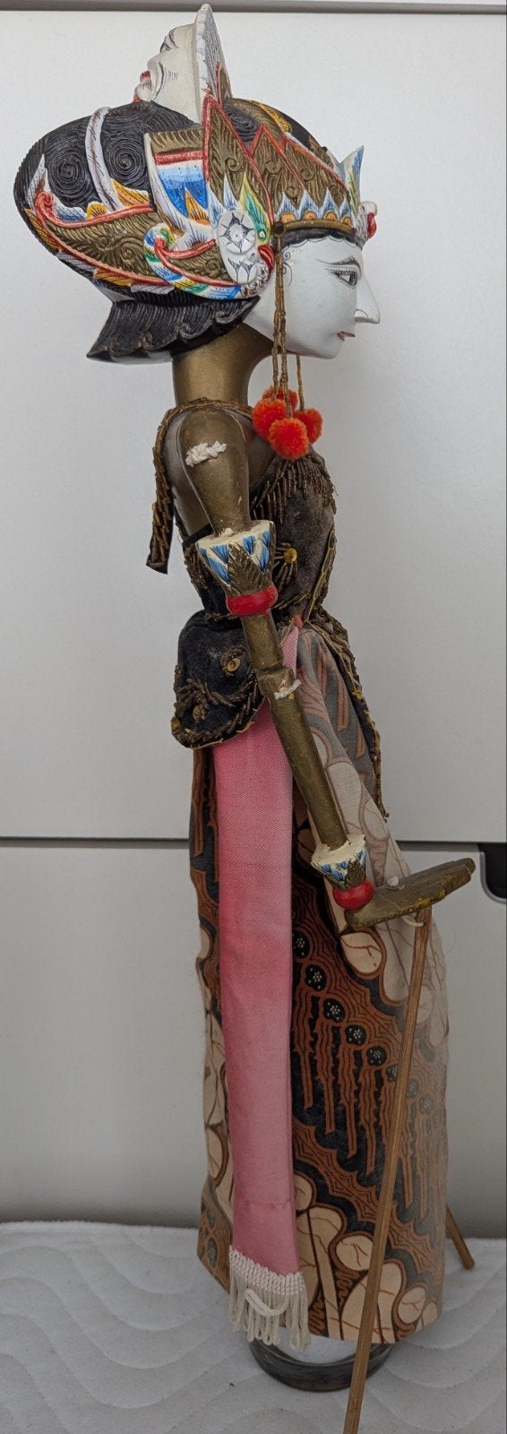 Antieke wayang golek pop, Antiek en Kunst, Kunst | Niet-Westerse kunst, Ophalen of Verzenden
