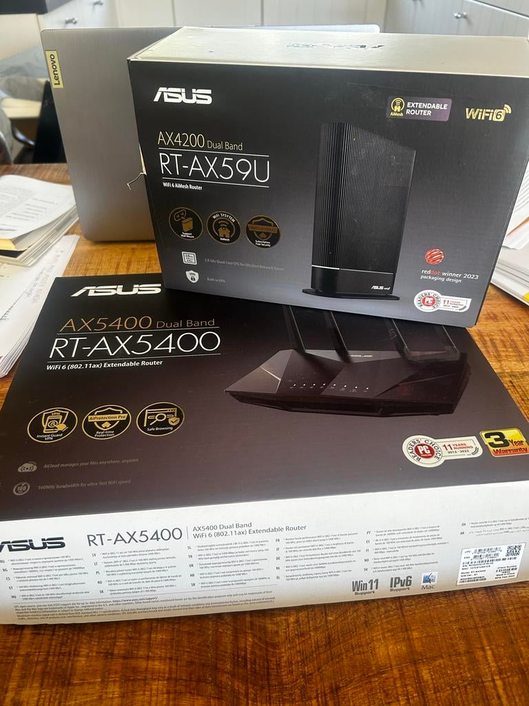 ASUS RT-AX5400 en ASUS RT-AX59U routers, Ophalen of Verzenden, Nieuw, Router