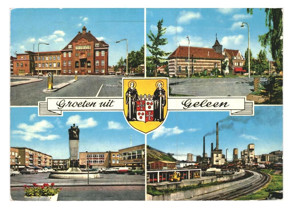 40357 Geleen Limburg 1975 Gelopen met postzegel
