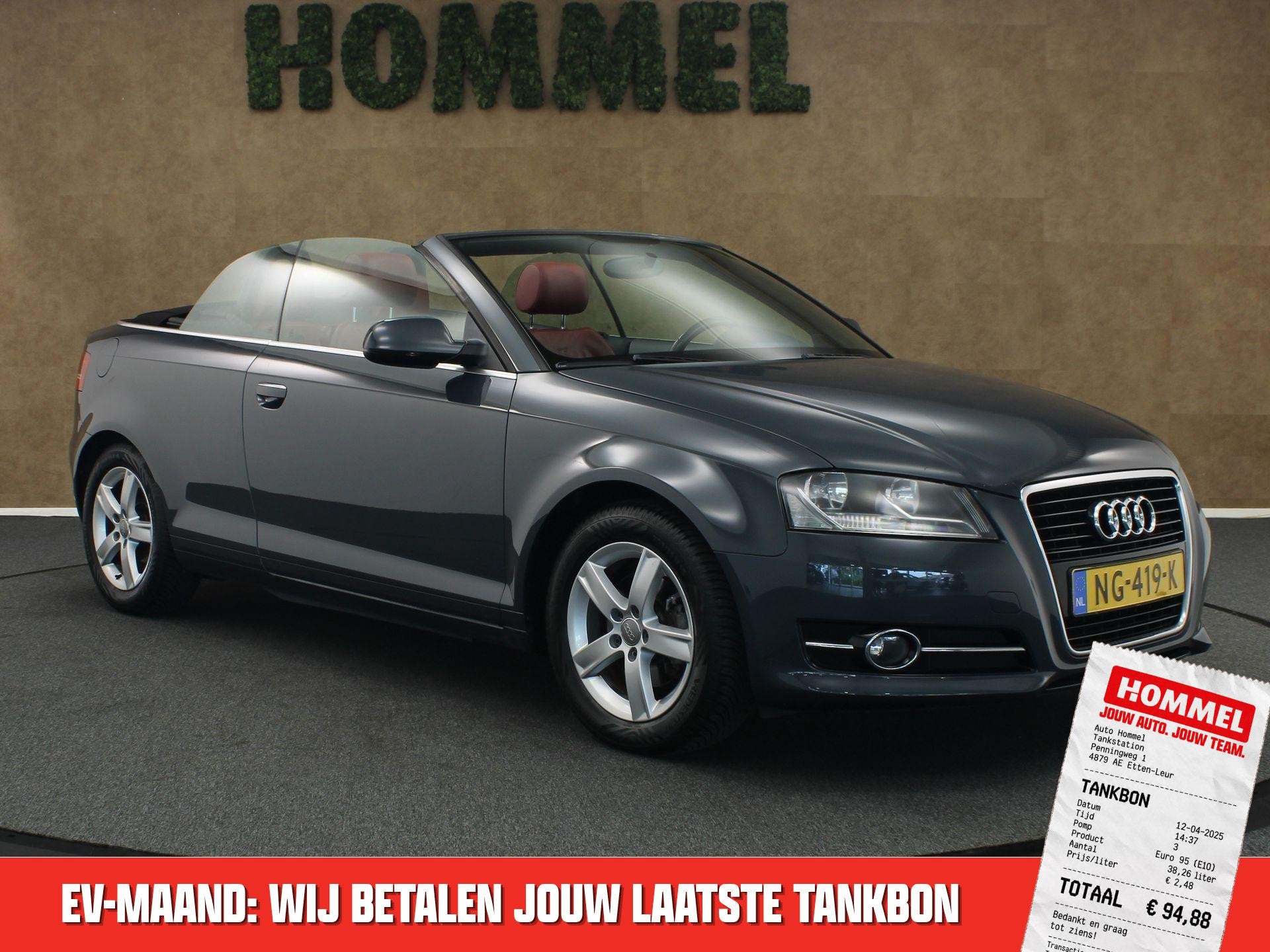 Audi A3 Cabriolet 1.4 TFSI Ambition Pro Line S - LEDEREN BEK, Auto's, Euro 5, 125 pk, Gebruikt, 4 cilinders