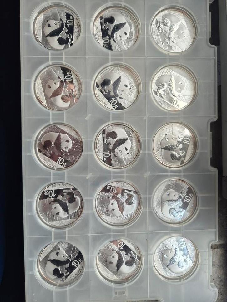 15x1 oz panda's 2016, Ophalen of Verzenden