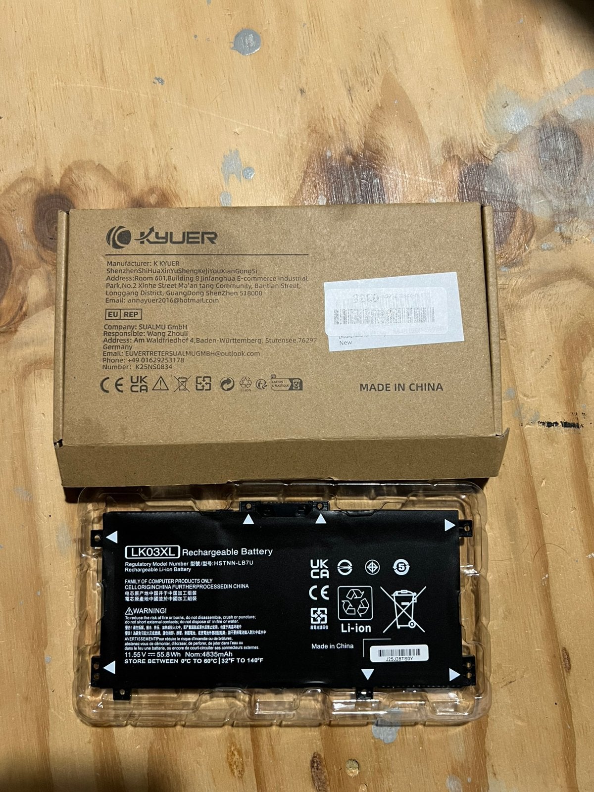 Batterij/ appratuur voor verschillende merken laptops(HP), Computers en Software, Ophalen of Verzenden, Nieuw