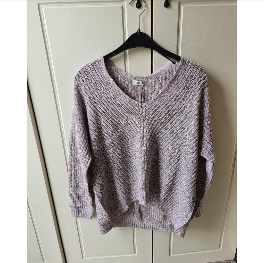 Lichtpaarse/ lila v-hals trui van Jacqueline de Young mt M, Kleding | Dames, Maat 38/40 (M), Verzenden, Paars, Nieuw