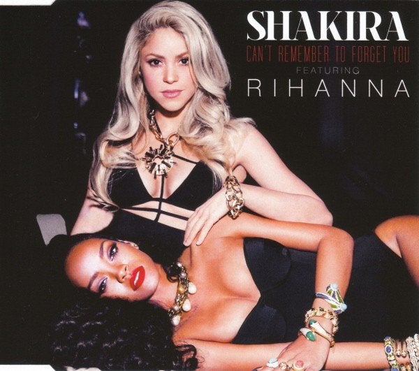 SHAKIRA + RIHANNA CD SINGLE CAN'T REMEMBER TO FORGET YOU, 6 singles of meer, Ophalen of Verzenden, Zo goed als nieuw, Pop