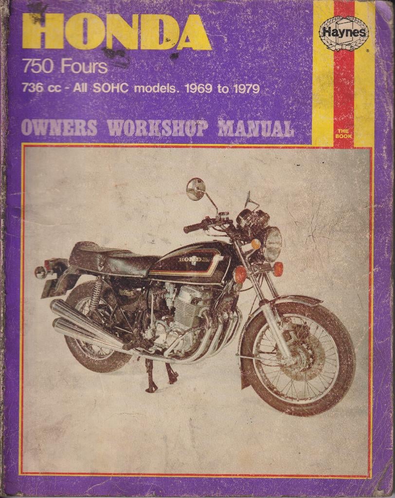 Honda CB750F1-7 Workshop manuel Engels 1969-1979 Haynes, Ophalen of Verzenden, Gebruikt