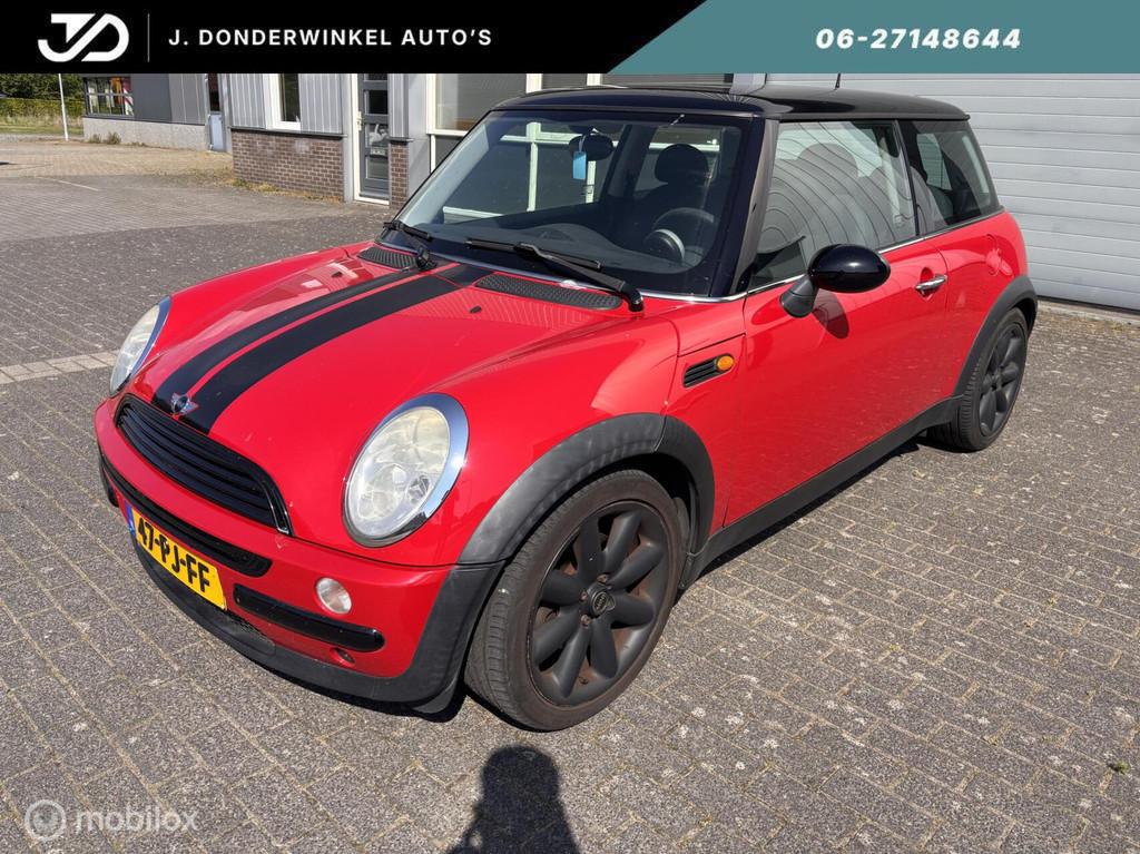 Mini 1.6 Cooper Airco Stoelverwarming SCHADE lees tekst, Auto's, Mini, Bedrijf, Te koop, Cooper, ABS, Airbags, Airconditioning