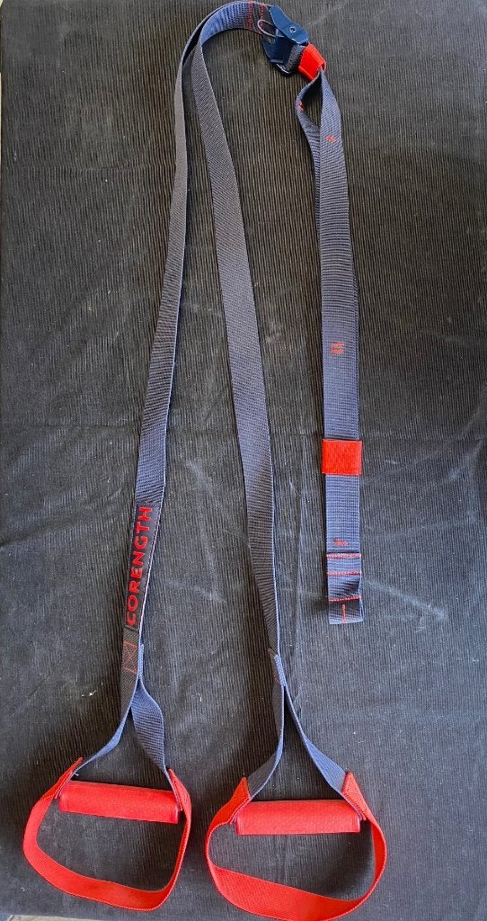 Corength Suspension Trainer 35,- compleet met plafondconsole, Sport en Fitness, Ophalen, Zo goed als nieuw, Benen, Overige typen