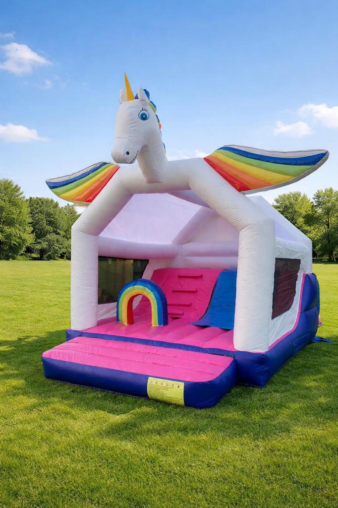 Springkussen te huur Barendrecht Unicorn, Dino, Nemo, Tijger, Ophalen, Zo goed als nieuw, Overige