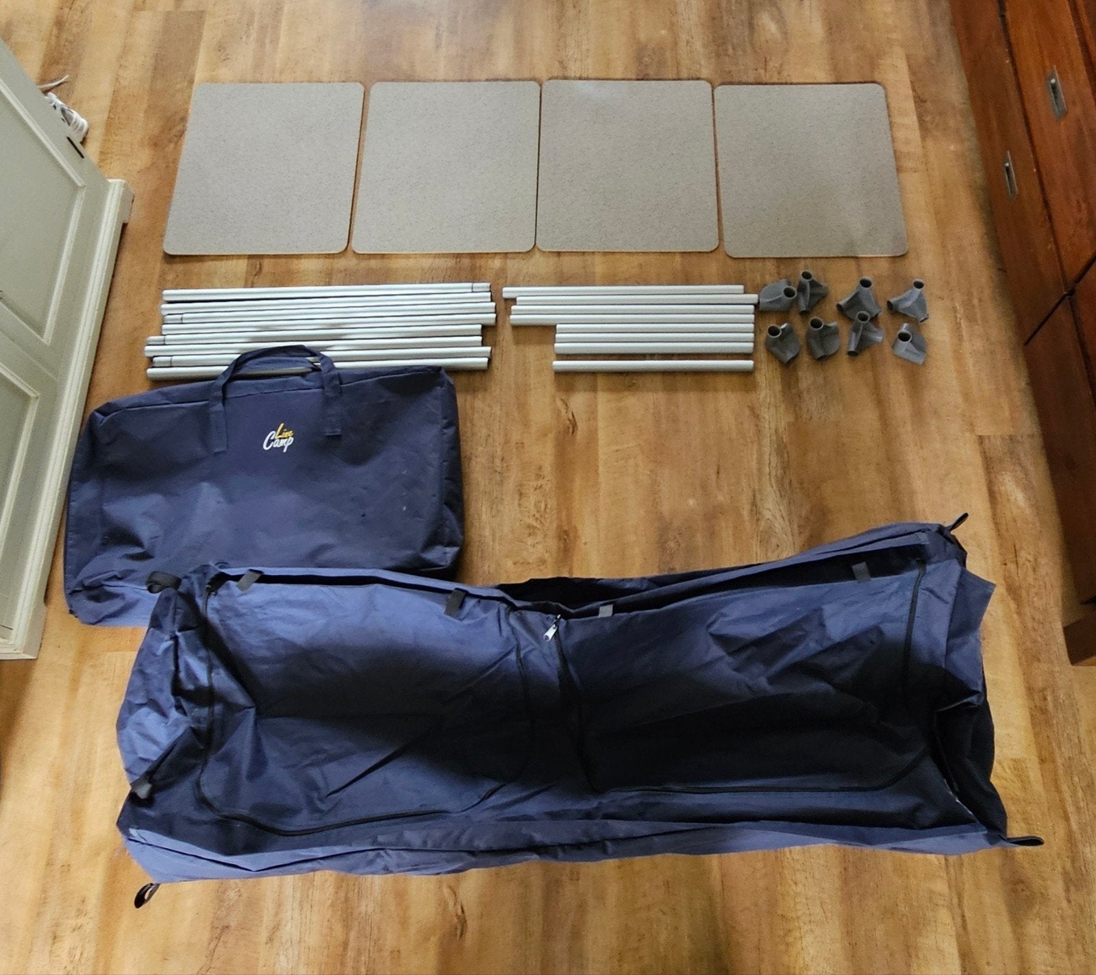 Life Camp campingkast 100x60x40– 4 planken – complee, Ophalen, Zo goed als nieuw, Campingkast