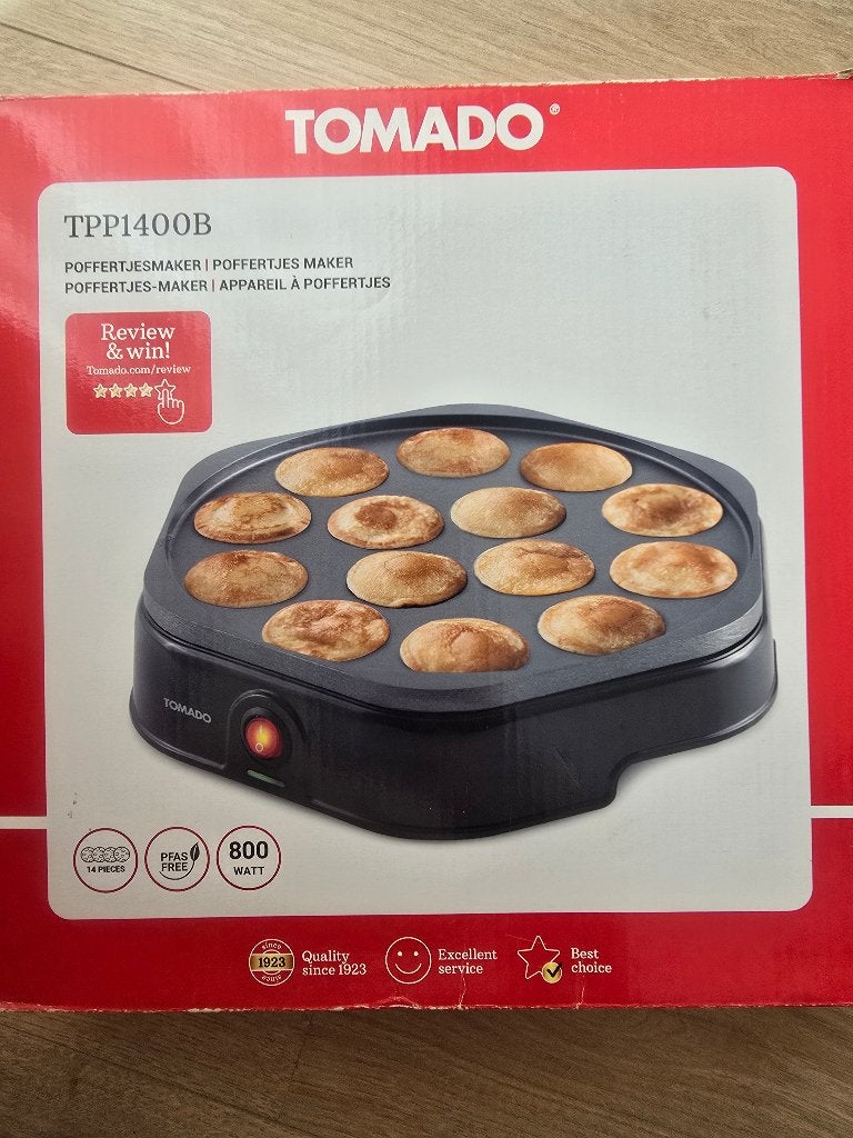 Poffertjesmaker Tomado, Ophalen of Verzenden, Nieuw