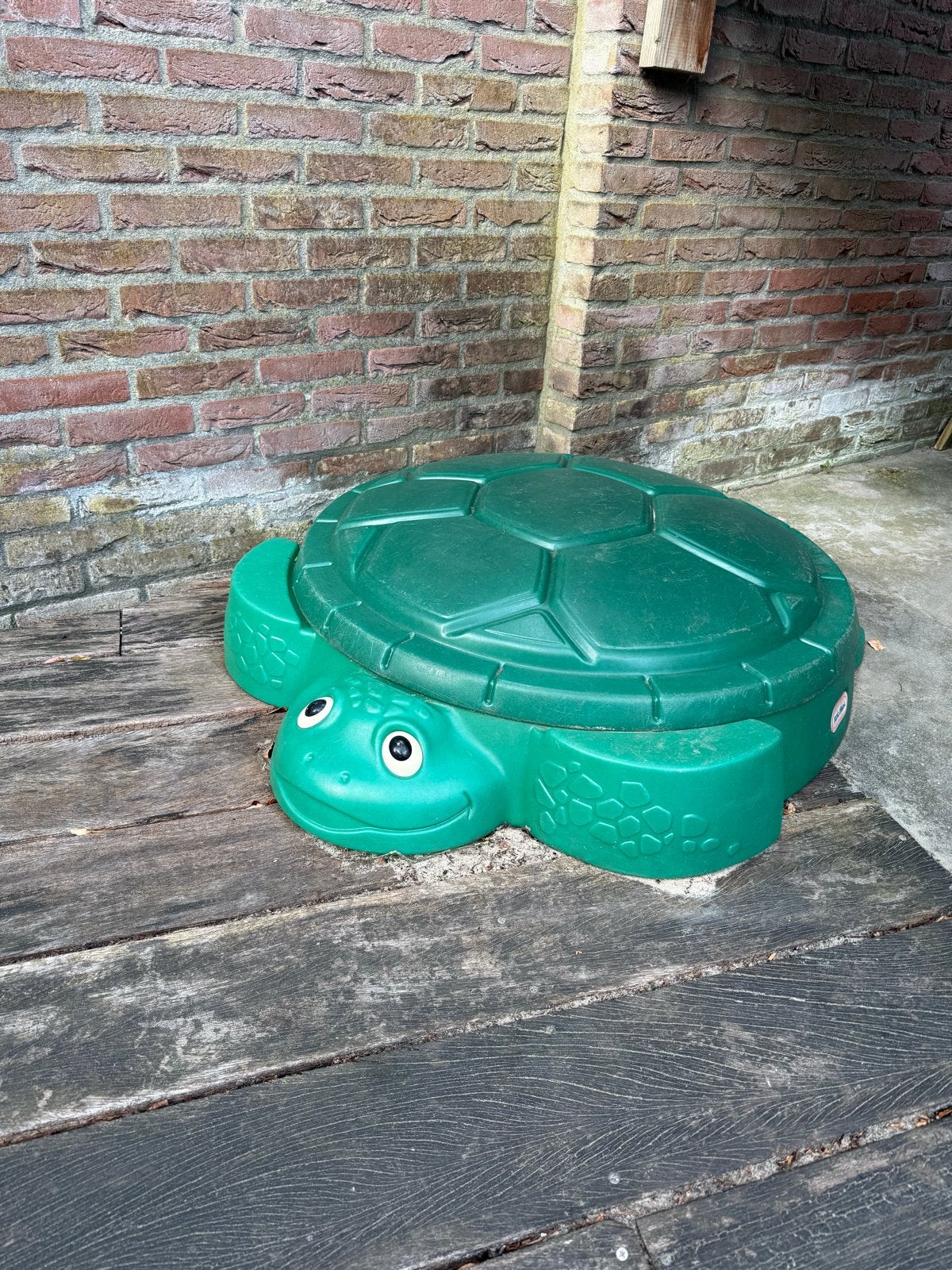 Little Tikes Schildpad Zandbak - Groen, Ophalen, Gebruikt