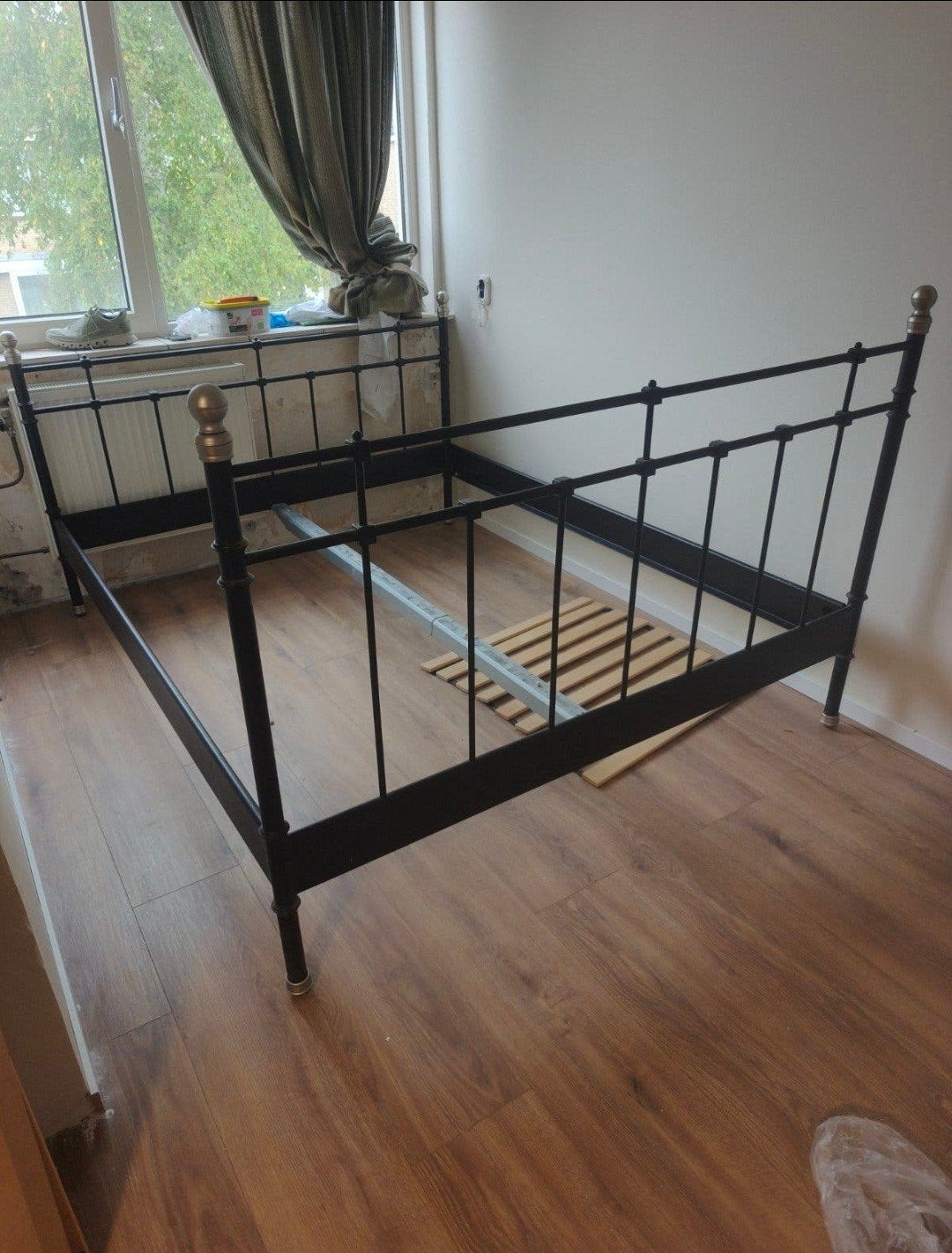bedframe, Huis en Inrichting, Ophalen, Zwart, 200 cm, 160 cm