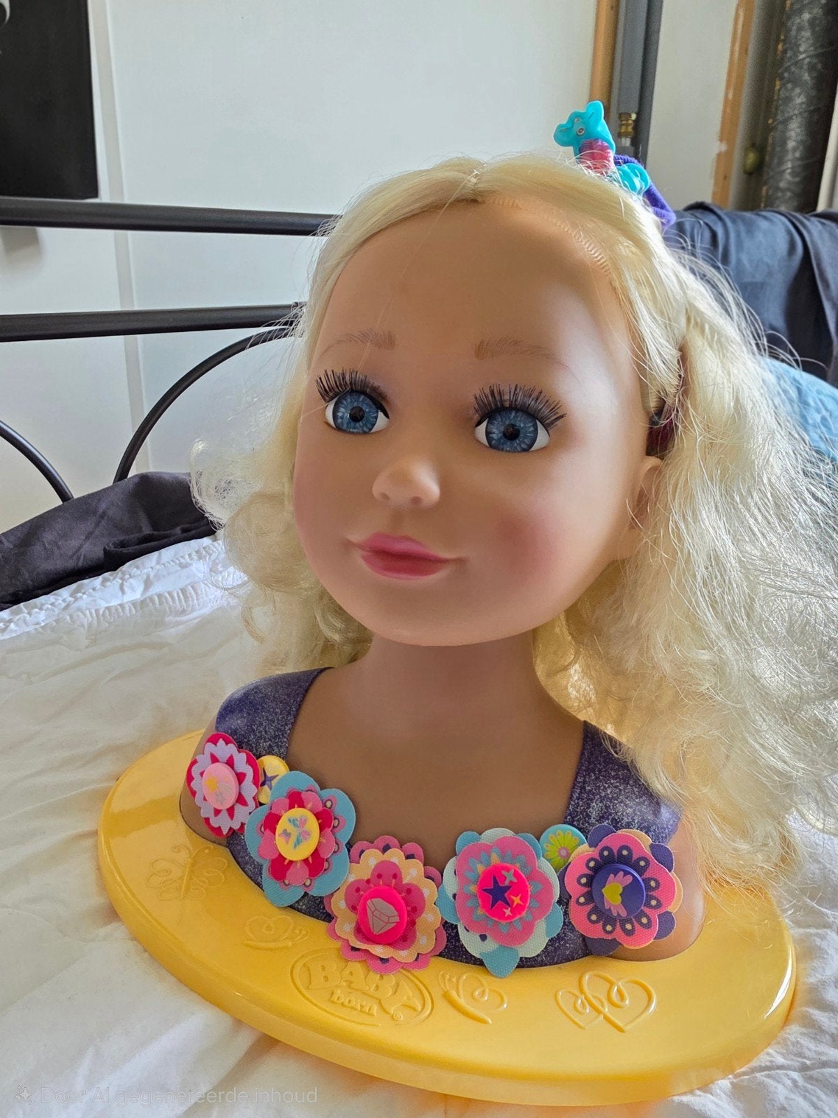 Baby born kappershoofd pop, Kinderen en Baby's, Speelgoed | Poppen, Ophalen of Verzenden, Gebruikt, Overige typen