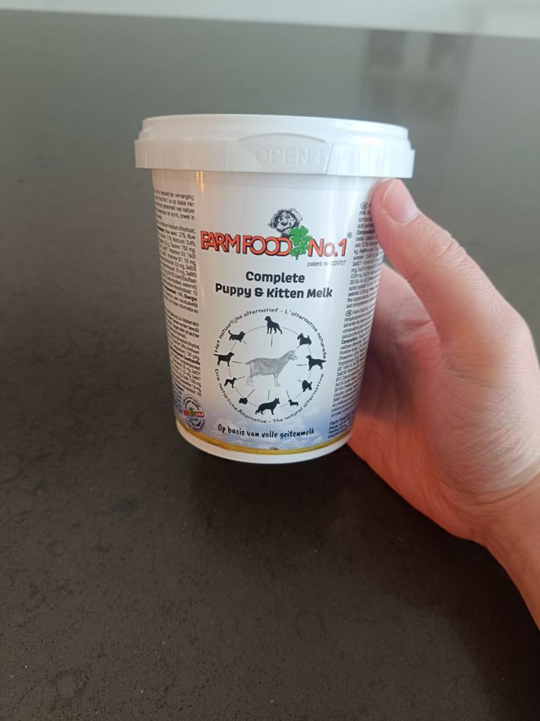 Nieuwe pot puppy&kitten melk 200 gram, Dieren en Toebehoren, Ophalen of Verzenden, Hond