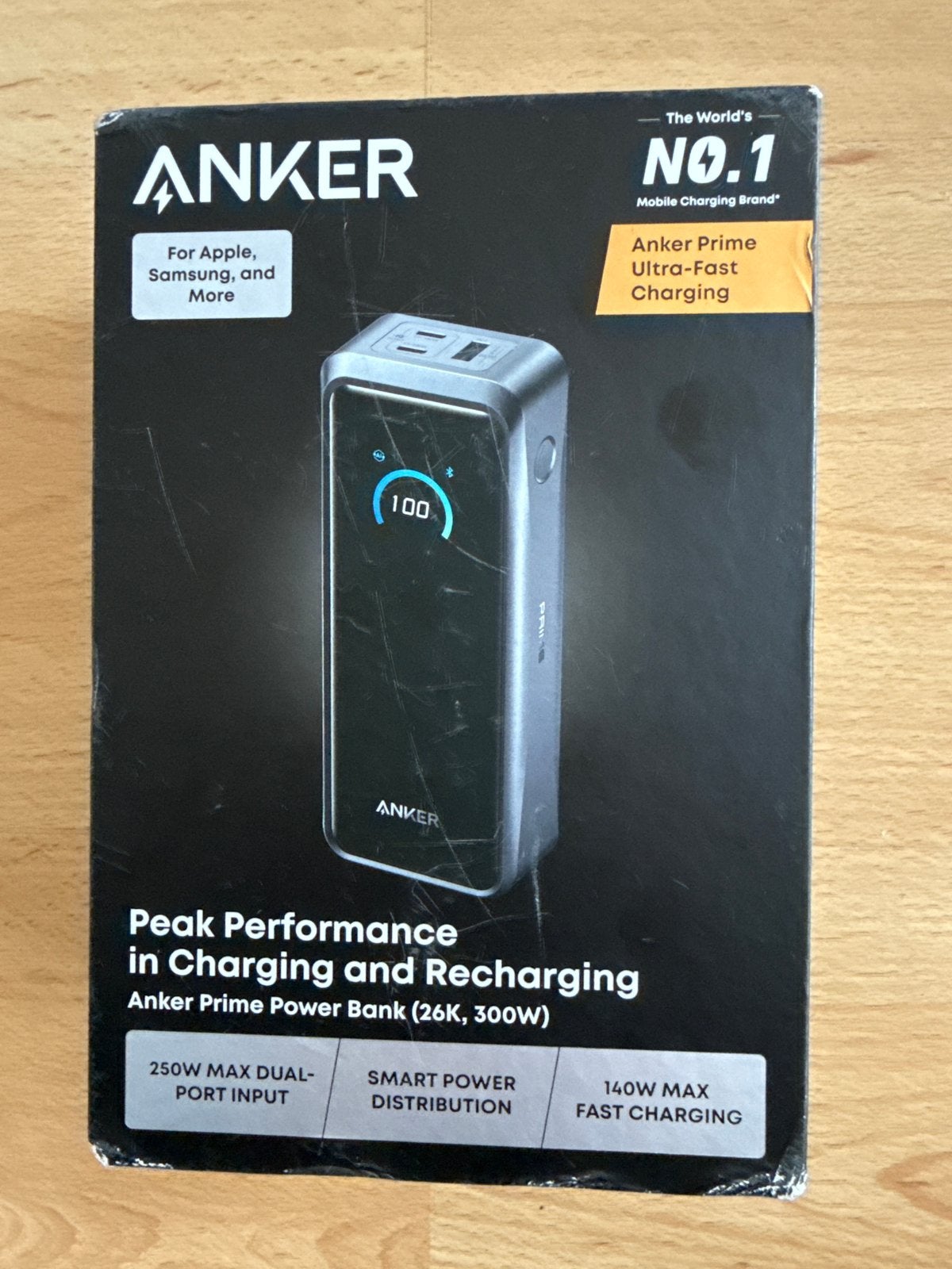 Anker Prime Power Bank (26K, 300W) - Ultra-Fast Opladen, Ophalen of Verzenden, Nieuw