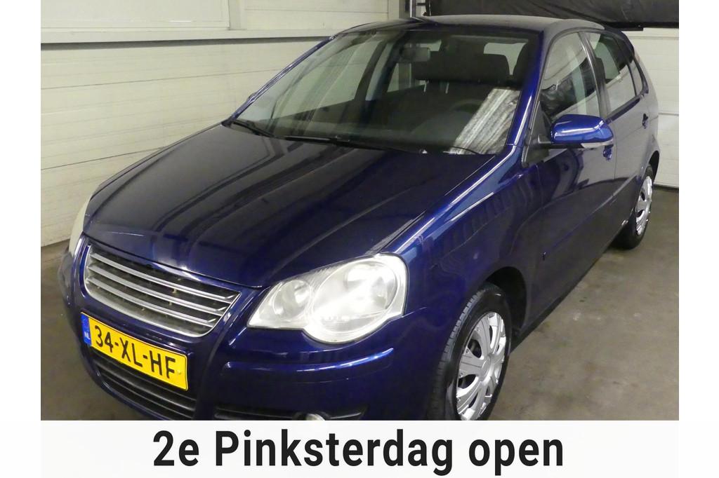Volkswagen Polo 1.4-16V Optive - Airco - Keurig Onderhouden, Voorwielaandrijving, Stof, Zwart, 4 cilinders