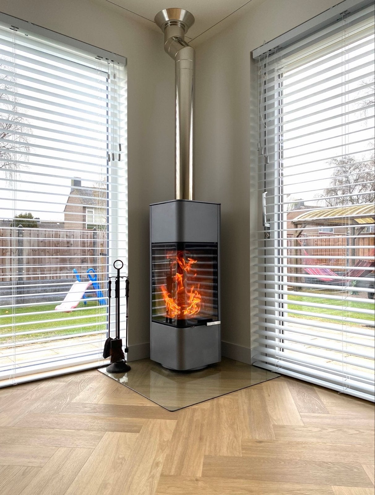 Spartherm Cubo S Houtkachel - Zo goed als nieuw, Ophalen, Zo goed als nieuw, Vrijstaande haard, Houthaard
