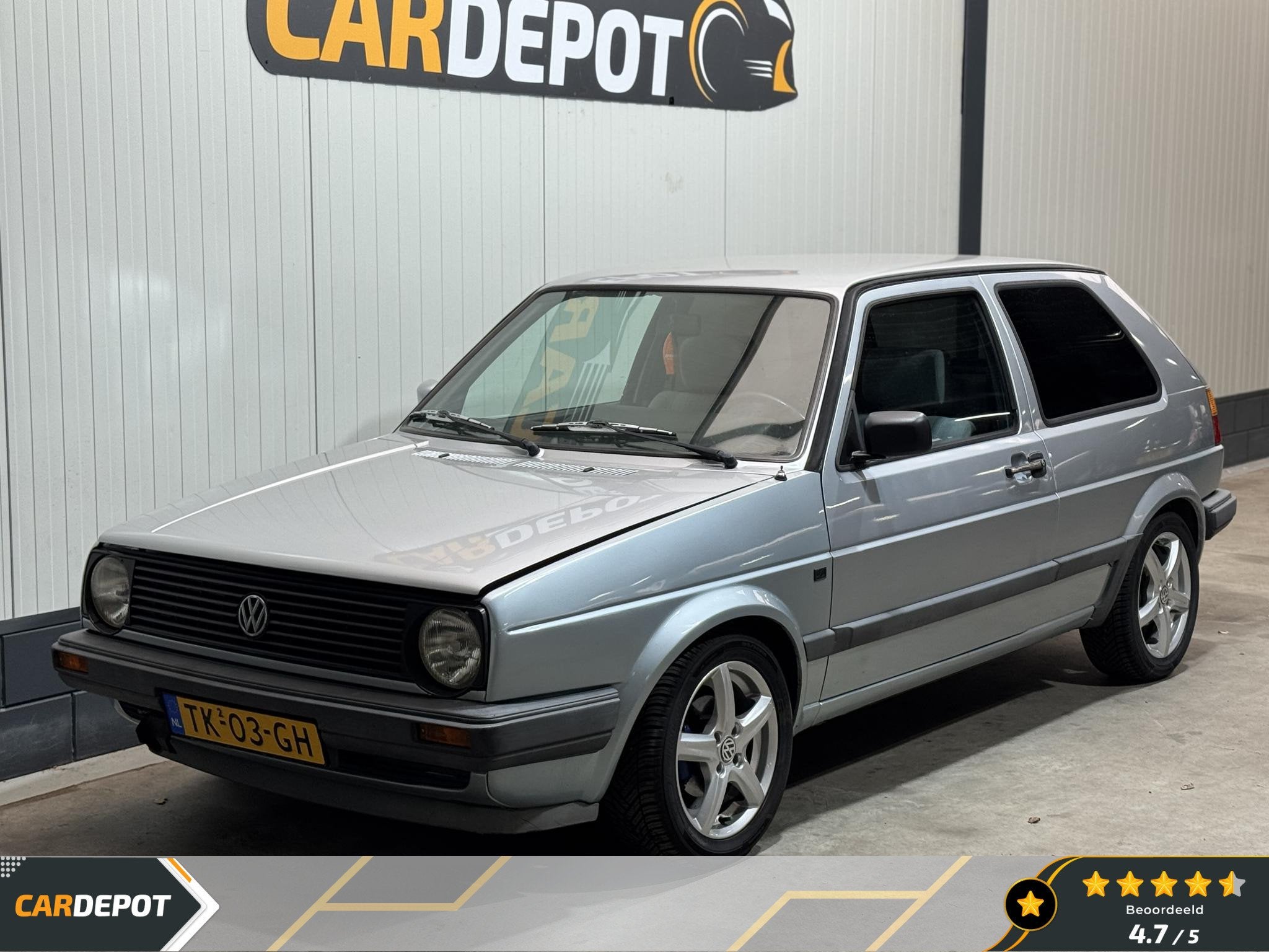 Volkswagen Golf 1.6 C, Auto's, Stof, Gebruikt, 4 cilinders, Blauw