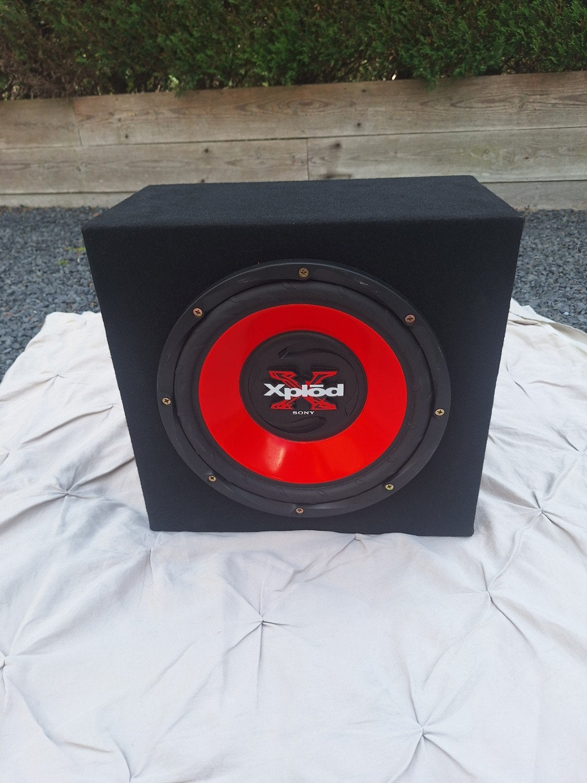 Sony Xplod 12 inch subwoofer in behuizing, Ophalen, Zo goed als nieuw