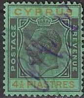 Cyprus 25, Ophalen of Verzenden, Overige landen, Gestempeld