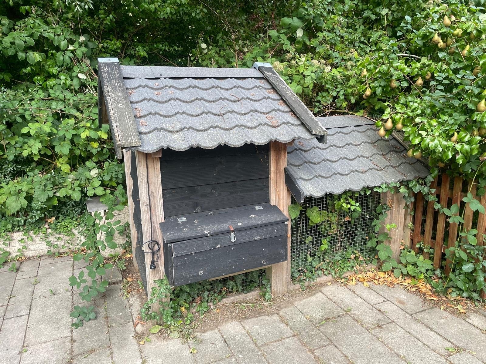 Kippenhok/dierenhok, Ophalen