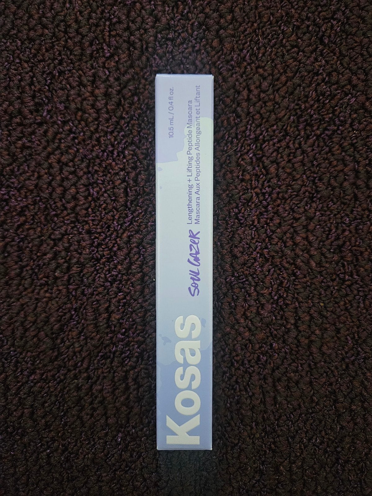 Kosas mascara peptide Soulgazer Hypnotize intense black, Ophalen of Verzenden, Nieuw, Zwart, Ogen