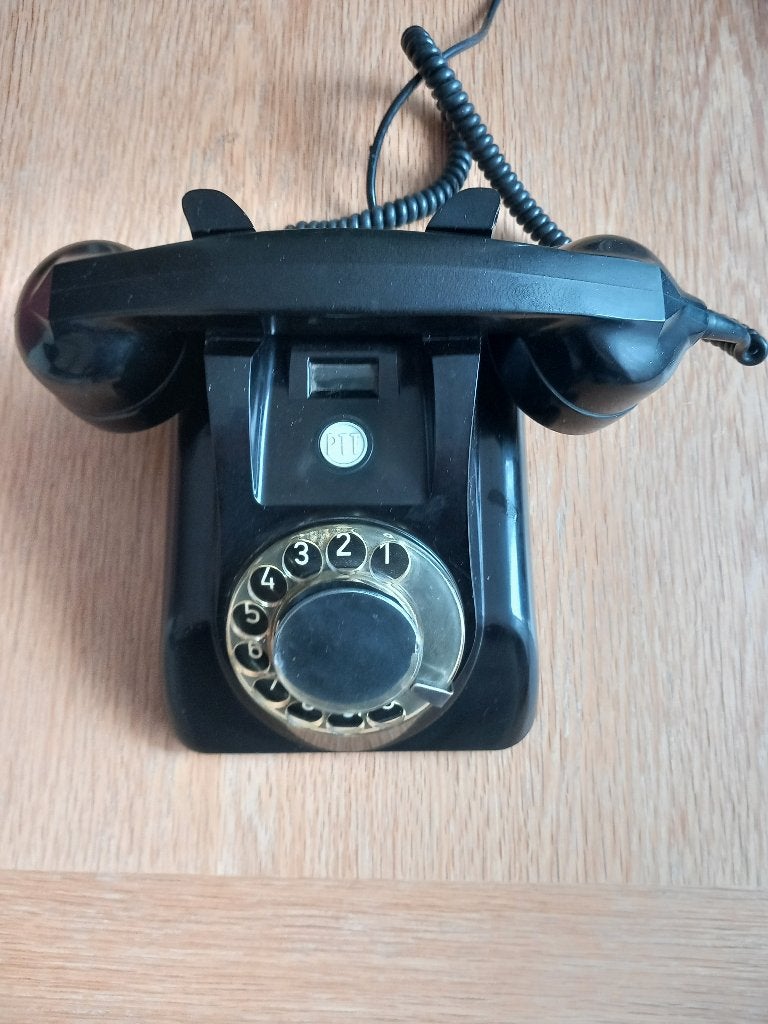 Vintage bakelieten PTT telefoon, Ophalen, Huis en Inrichting